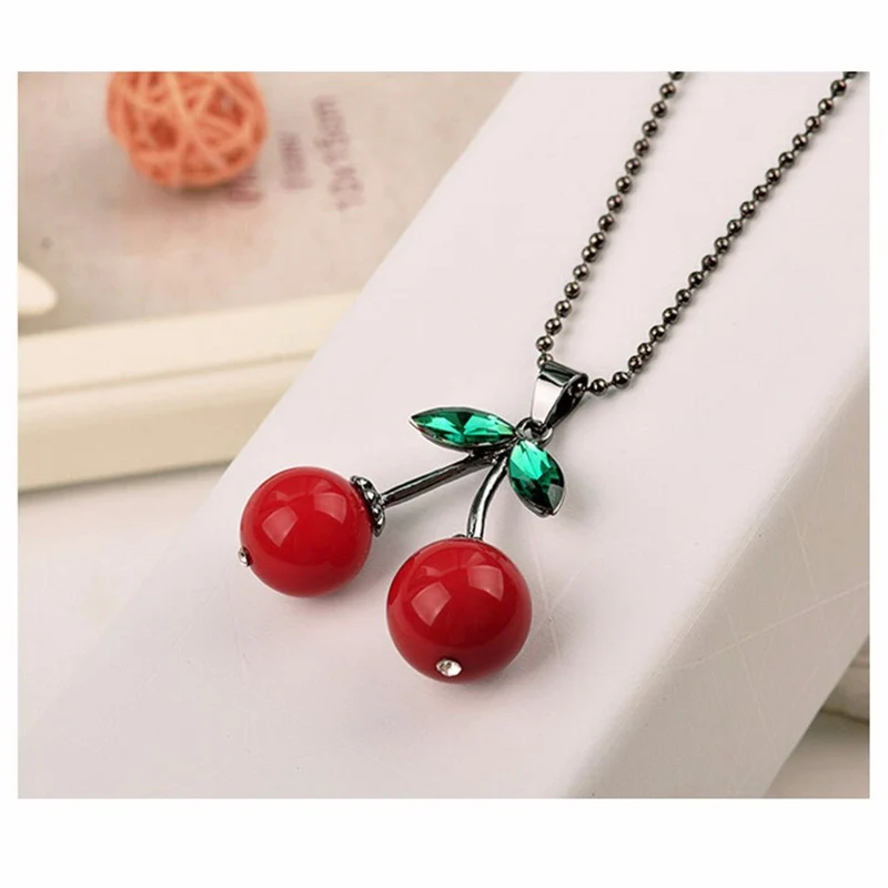 Collier "Cerises" _ ♣