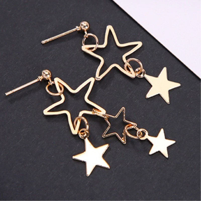 Boucles d'oreille "Etoiles" _ ♣