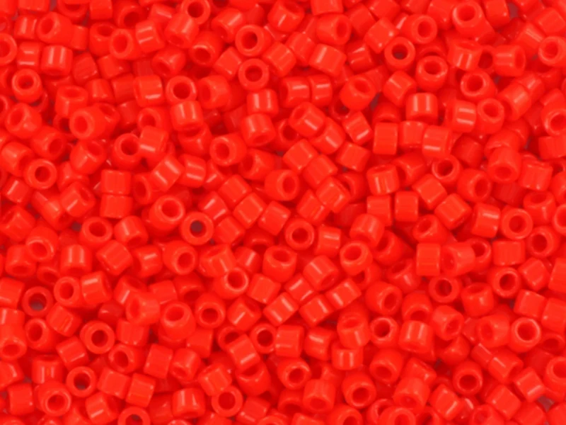 Miyuki Delicas 11/0 - Opaque vermillon red DB-727