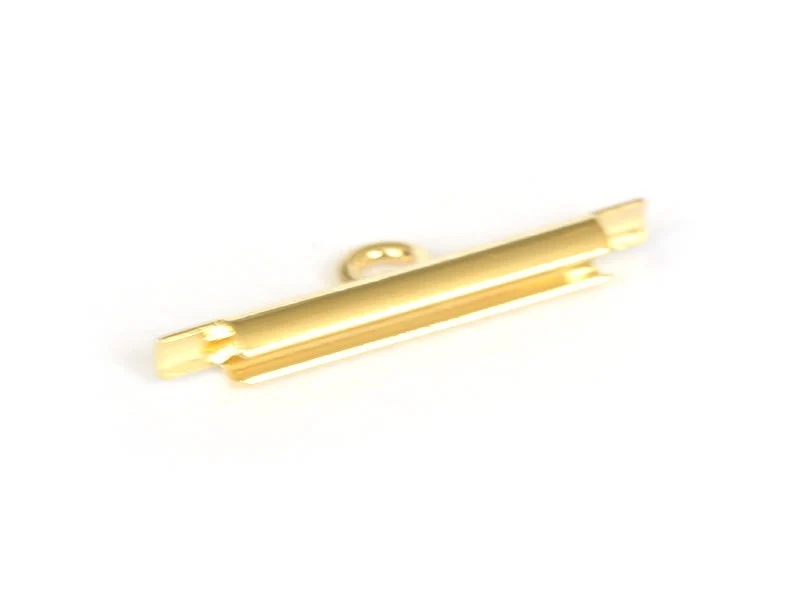 Embout pour tissage de perles Doré - 15 mm
