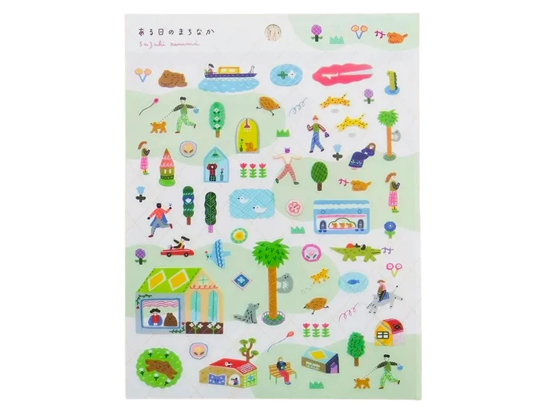 Stickers transparents One day in the city - Narumi Suzuki