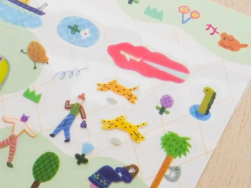 Stickers transparents One day in the city - Narumi Suzuki