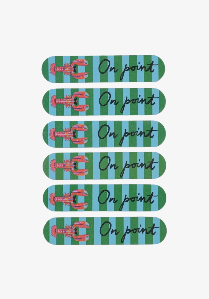 Boîte De 6 Mini Limes À Ongles On Point