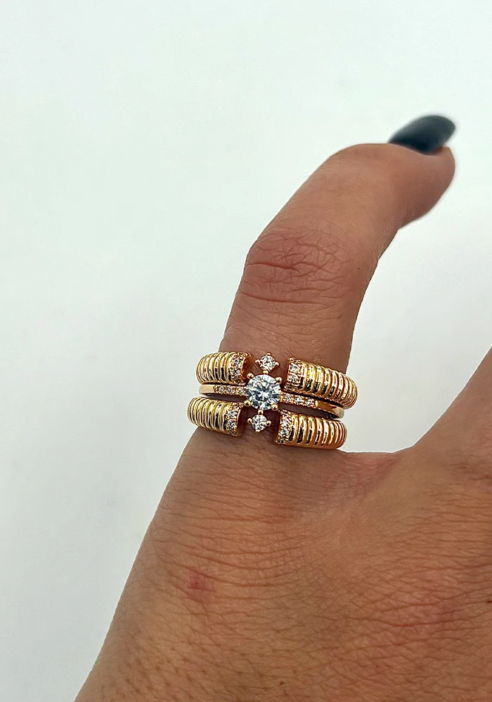 Bague Dina Plaqué Or