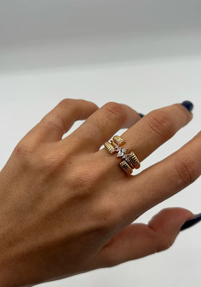 Bague Dina Plaqué Or
