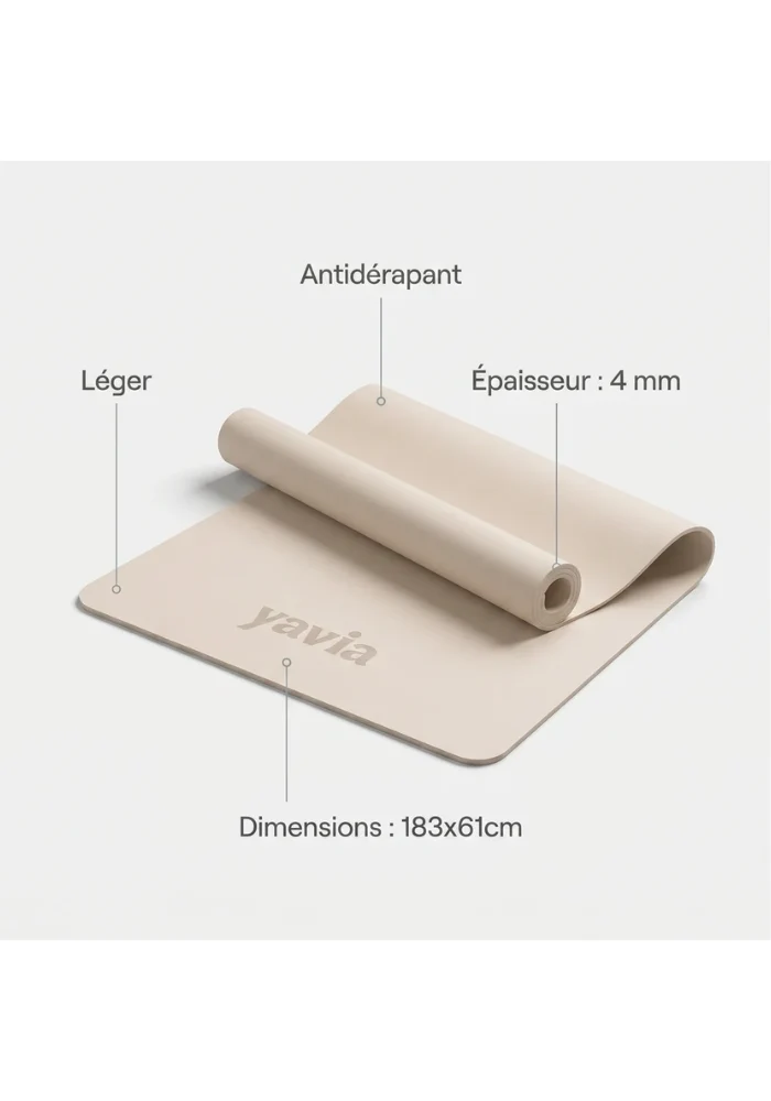 Tapis De Pilates Beige