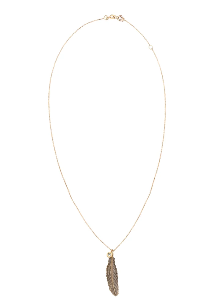 Collier Feather Midi