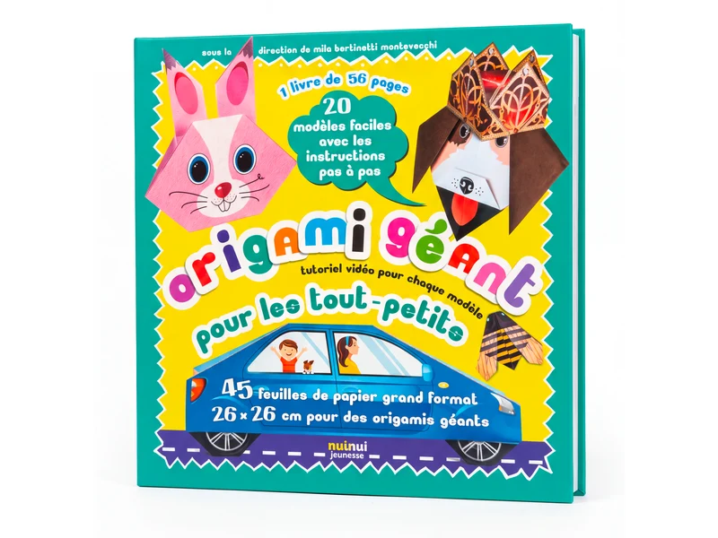 Kit Origami Géant pour les tout-petits - Nuinui Jeunesse