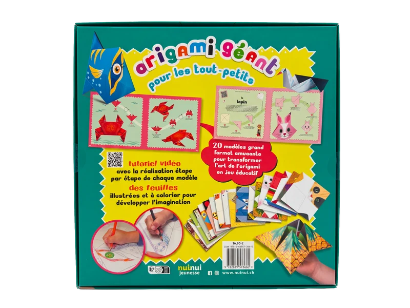 Kit Origami Géant pour les tout-petits - Nuinui Jeunesse