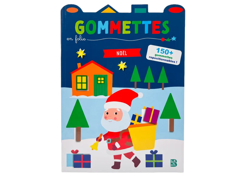 Cahier Gommettes En Folie - Noël