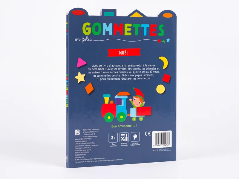 Cahier Gommettes En Folie - Noël