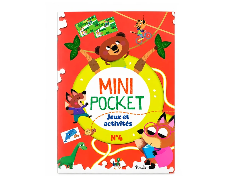 Mini pocket Jeux et Activités N°4 - Thème animaux intello