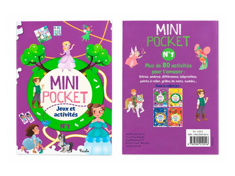 Mini Pocket Jeux et Activités N°1 - Contes de fées