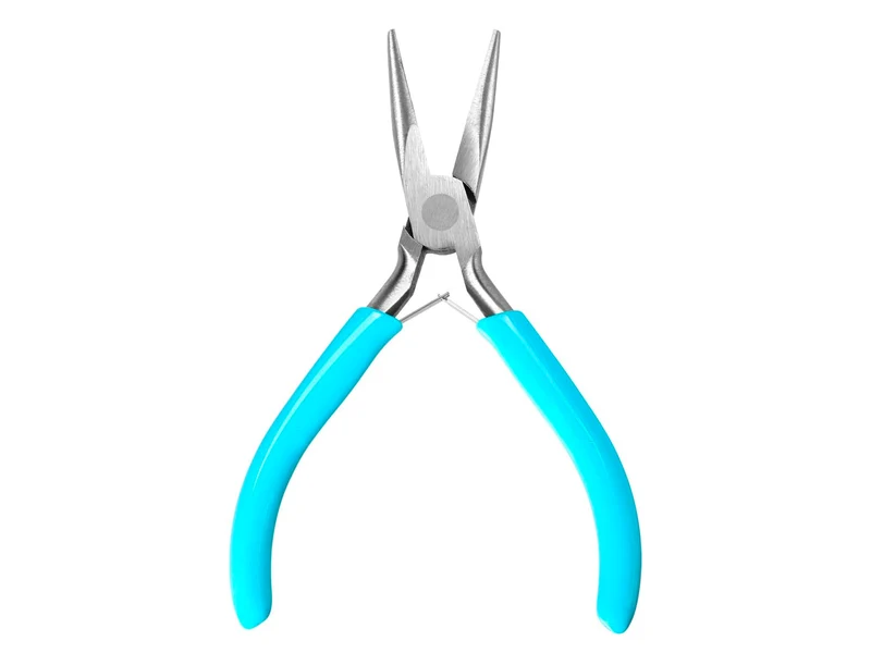 Pince pour bijoux longue - 2 en 1 - Bleue