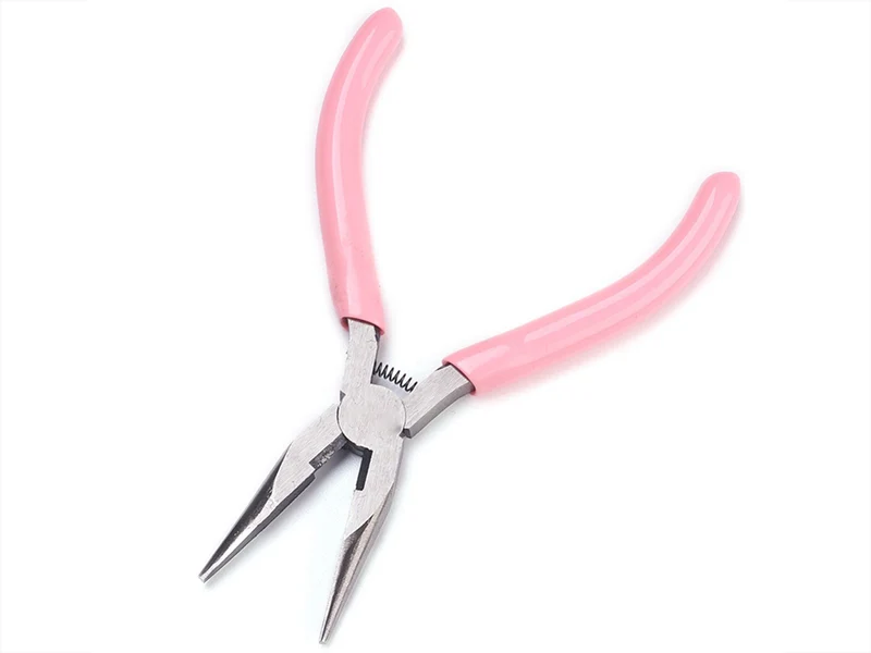 Pince pour bijoux longue - 2 en 1 - Rose