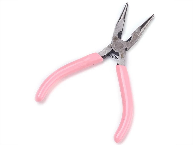 Pince pour bijoux longue - 2 en 1 - Rose