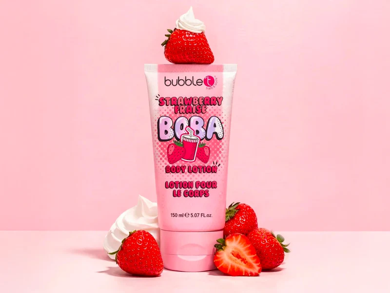 Lotion pour le corps Boba Body Fraise (150ml) - Bubble Tea