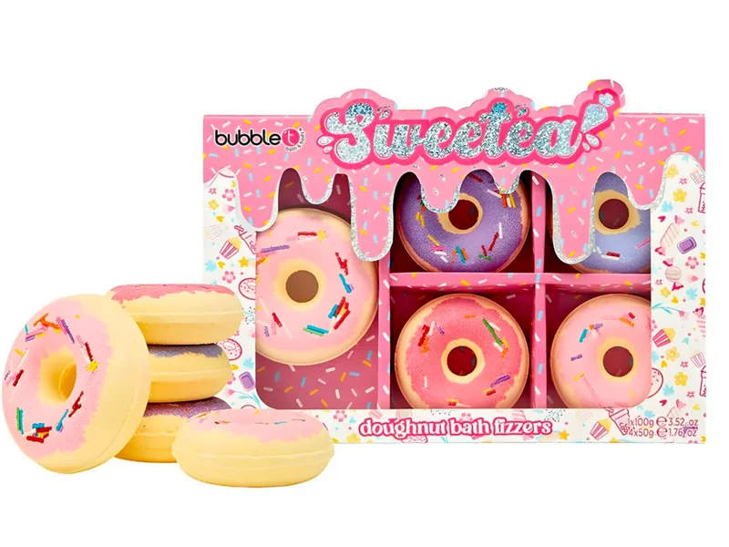 Coffret 5 Bombes de bain Sweetea Donuts - Bubble Tea
