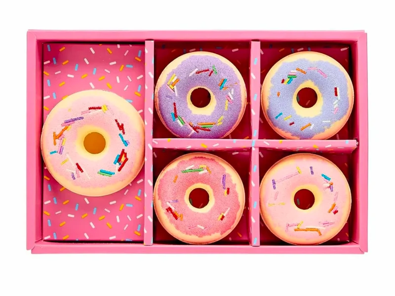 Coffret 5 Bombes de bain Sweetea Donuts - Bubble Tea