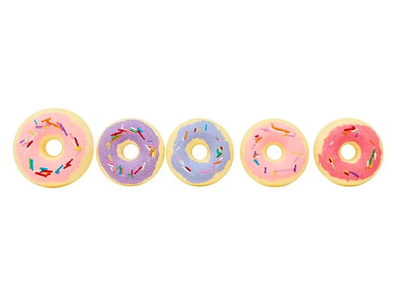 Coffret 5 Bombes de bain Sweetea Donuts - Bubble Tea