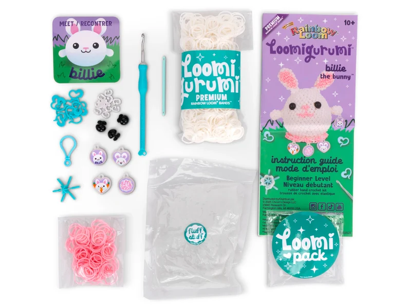 Kit Crochet Loomigurumi Lapin Billie - Rainbow Loom