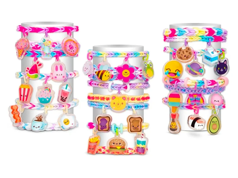 Coffret creation bracelet Kit Cutetique - Carebears Rainbow