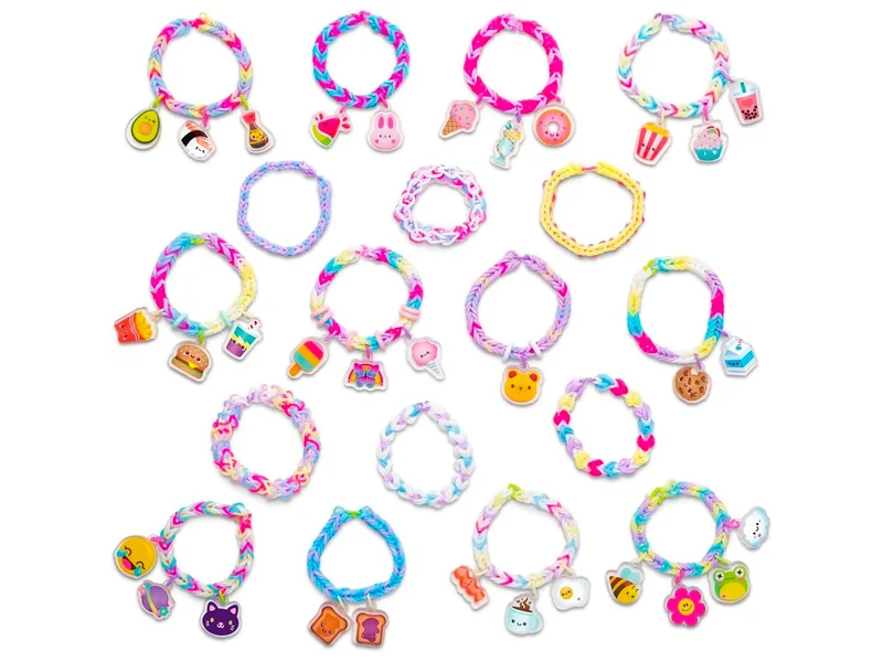 Coffret creation bracelet Kit Cutetique - Carebears Rainbow