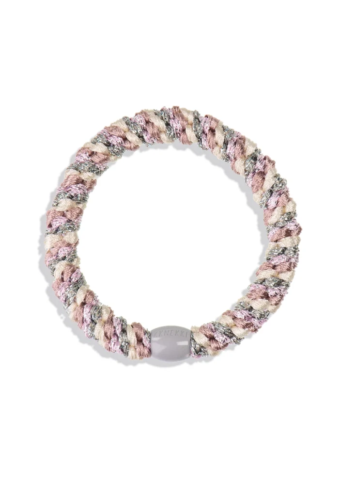 Élastique Kknekki Mix Dusty Green Lightpink Glitter