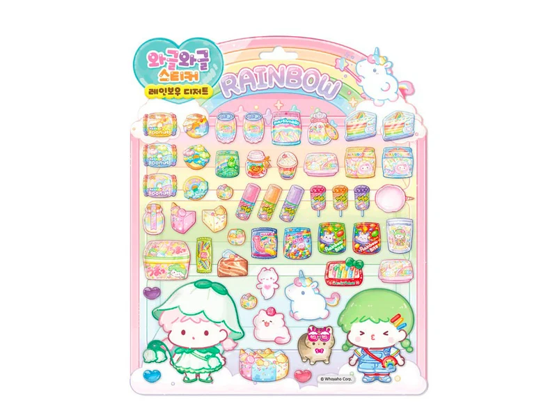 Stickers Tanghulu Coréen - Master dessert arc-en-ciel