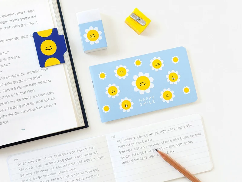 Carnet de poche Fleurs Smile Happy