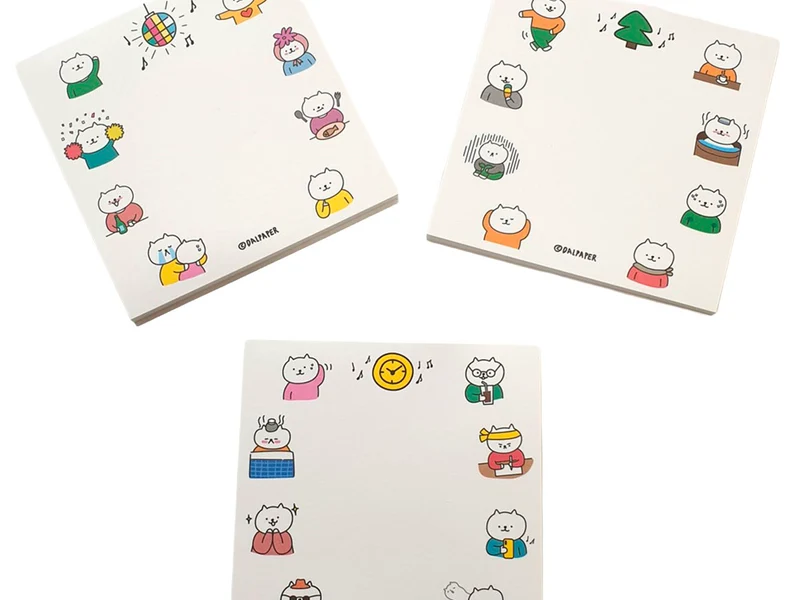 Bloc mémo Cat's Life Enjoy - Sapin