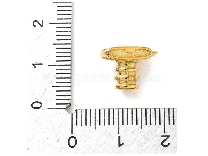 Breloque Appareil photo doré - Acier inoxydable plaqué or 18K