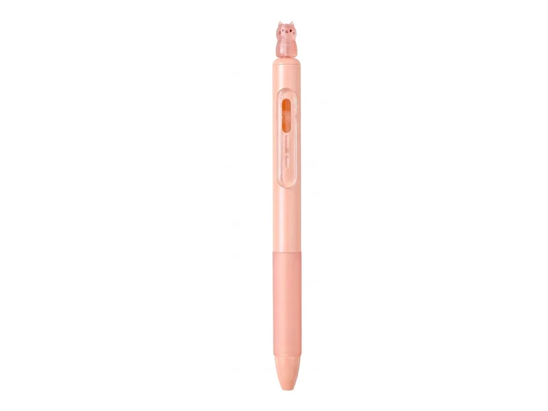 Stylo gel chat Bingle - Pastel rose