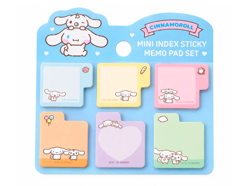 Set marque-pages mémo Cinnamoroll - Sanrio