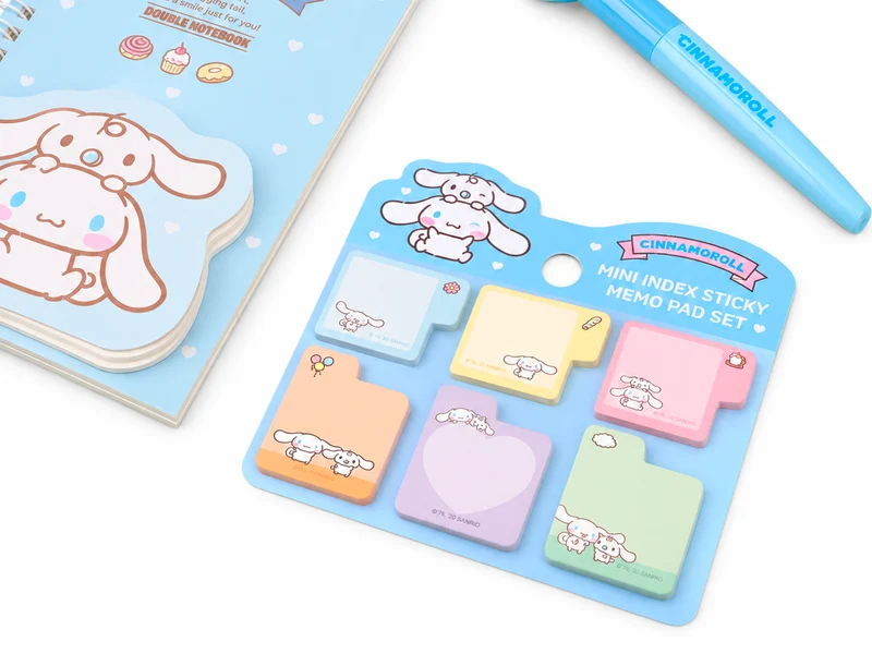 Set marque-pages mémo Cinnamoroll - Sanrio