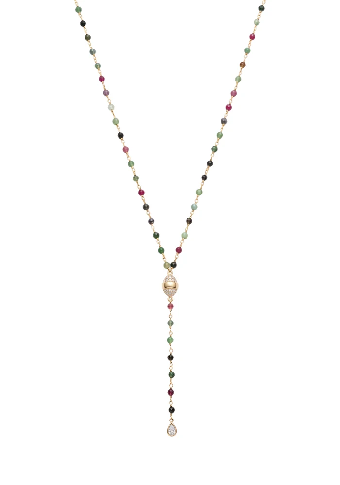 Collier Maria Rubis Zoisite