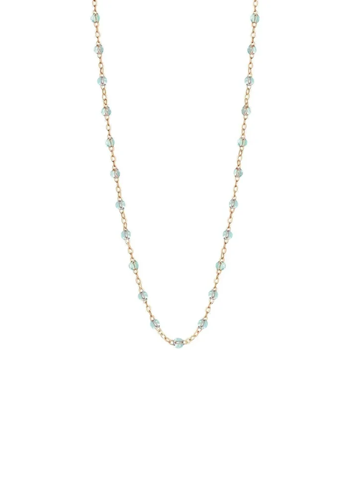 Collier Classique Gigi Or Rose Et Résines Ice 42cm