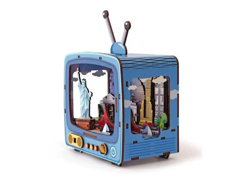 Maquette 3D Bois - Tv New York - Graine Créative
