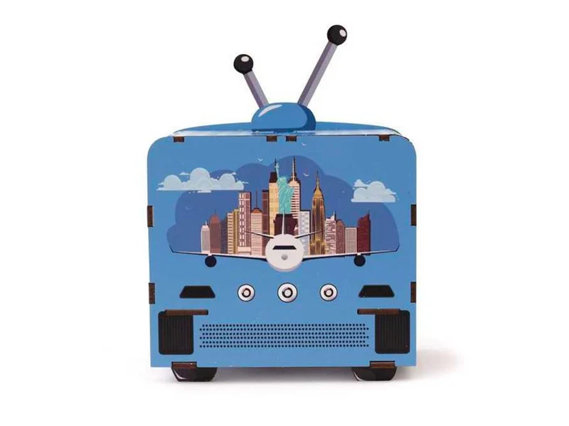 Maquette 3D Bois - Tv New York - Graine Créative