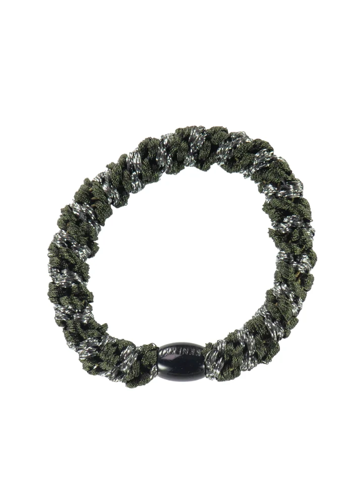 Élastique Kknekki Bottle Green Dark Grey Glitter