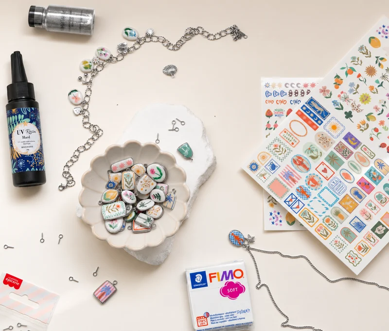 Kit tatouages argenté pour bijoux (sans lampe UV)