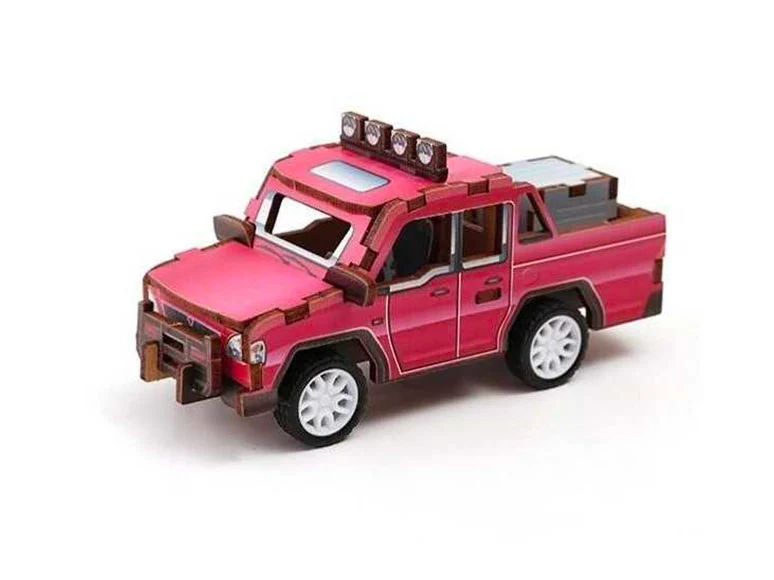 Maquette 3D Bois - Vehicule Pick Up