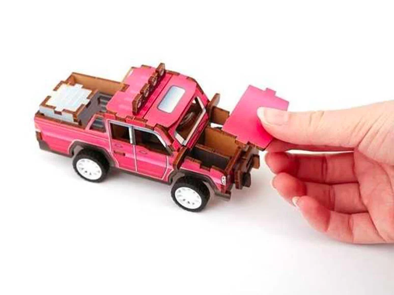 Maquette 3D Bois - Vehicule Pick Up