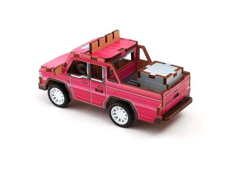 Maquette 3D Bois - Vehicule Pick Up