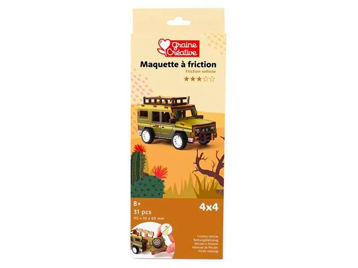 Maquette 3D Bois - Véhicule 4X4