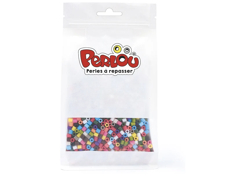 sachet PERLOU - 1000 perles à repasser - 5 mm - multicolore