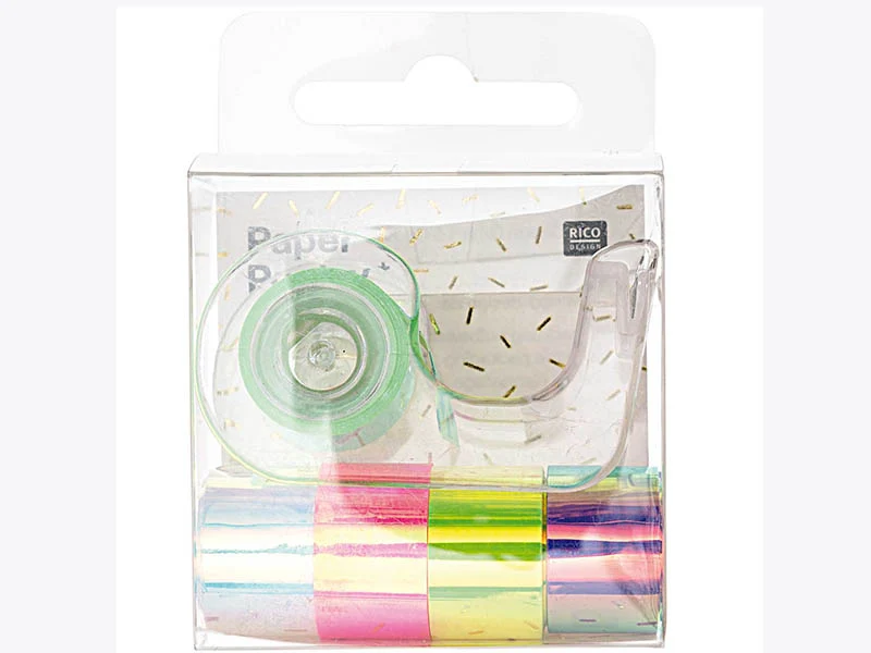 Lot de 5 mini masking tapes effet miroir - Rico Design