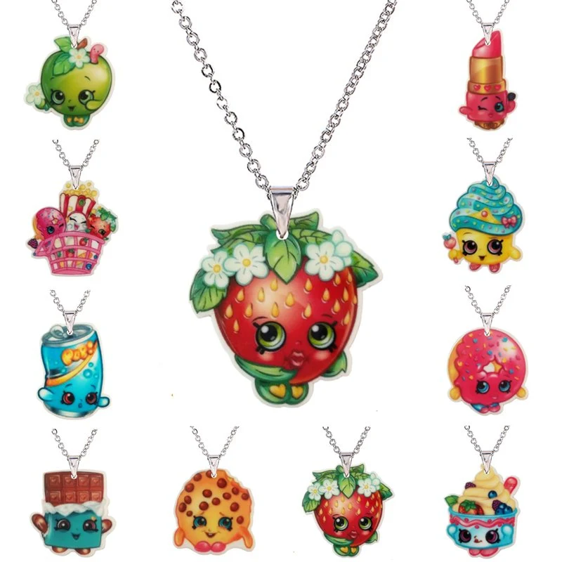 Collier "Shopkins" kawaii ♣