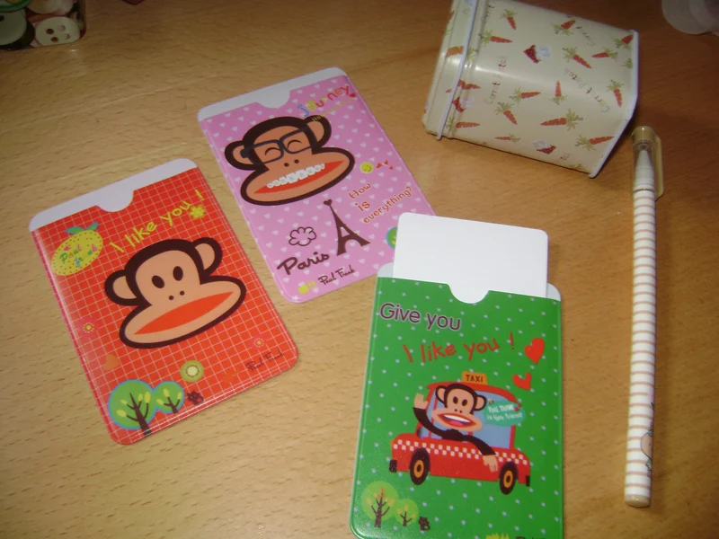 Porte cartes "singe" ♣