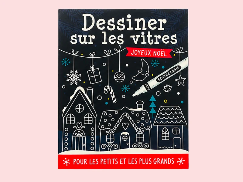 Kit Dessiner sur les vitres - Joyeux Noël
